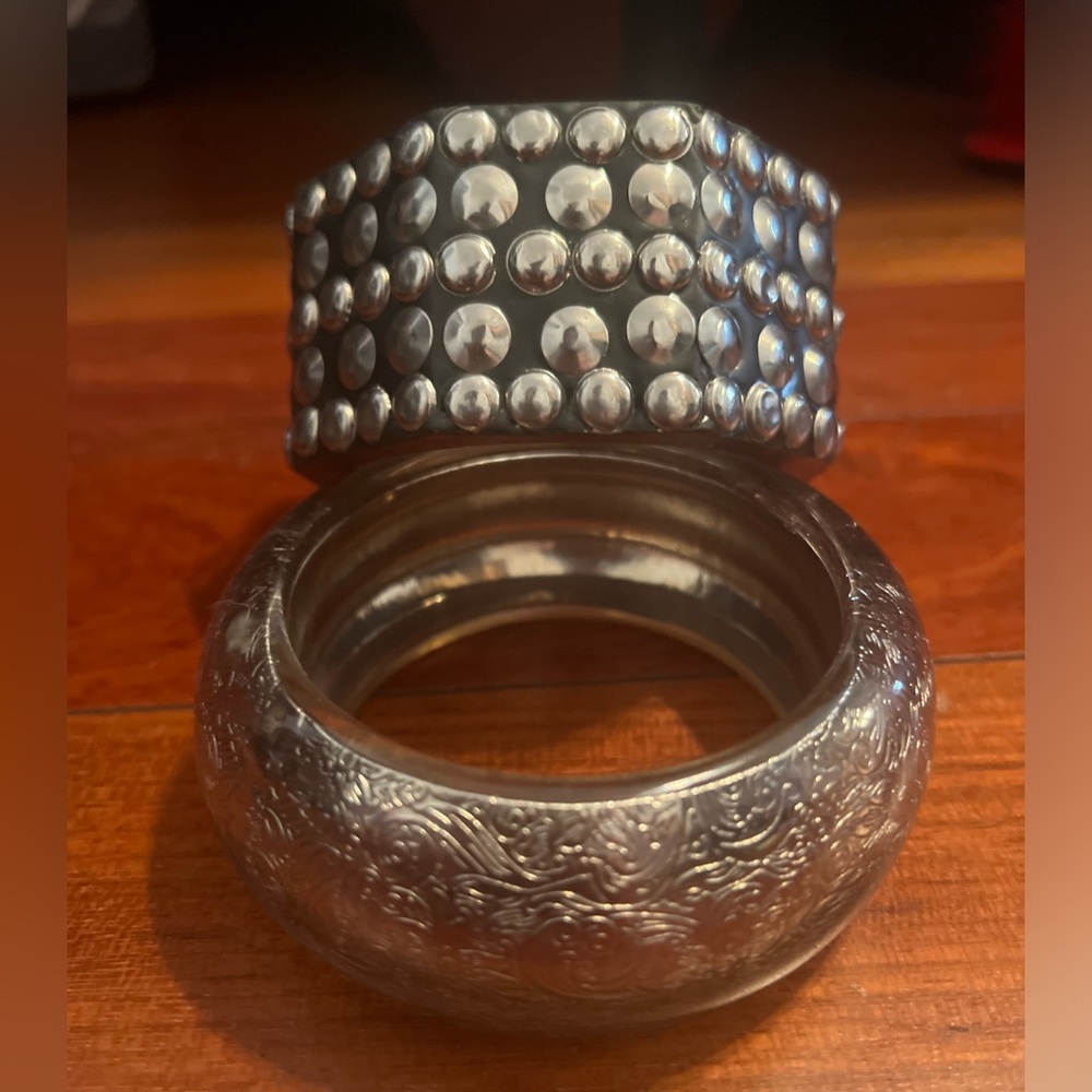 One of a kind Vintage Chunky Bangle